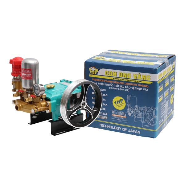 h003-0172-1727768006256 Đầu phun áp lực chất lỏng Con Ong Vàng COV22X 1.0HP Xanh mờ