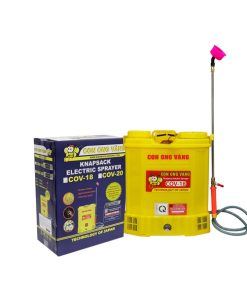 Máy phun thuốc trừ sâu, côn trùng điện Con Ong Vàng COV18-ắc qui Vàng