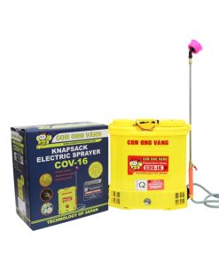 Máy phun thuốc trừ sâu, côn trùng điện Con Ong Vàng COV-16-ắc quy Vàng 12V8Ah
