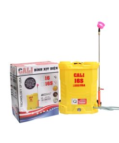 Máy phun thuốc trừ sâu, côn trùng điện Cali 16S-ắc quy Vàng 12V8Ah