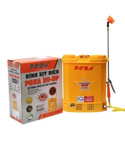 Máy phun thuốc trừ sâu, côn trùng điện Pona 20-DP Vàng Bình ắc qui 12V12Ah