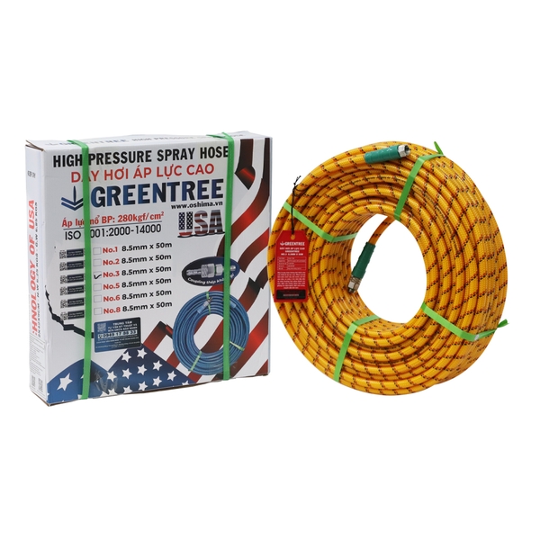 h064-0107-1729482009260 Ống nhựa PVC Greentree No.3 8.5mm x 50m Vàng