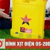 Máy phun thuốc trừ sâu, côn trùng điện Oshima OS20-DP Vàng Bình ắc qui 12V12Ah