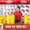 Máy phun thuốc trừ sâu, côn trùng điện KCT 20D Vàng Bình ắc qui 12V8Ah