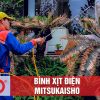 Máy phun thuốc trừ sâu, côn trùng điện Oshima OS20 Vàng Bình ắc quy 12V8Ah